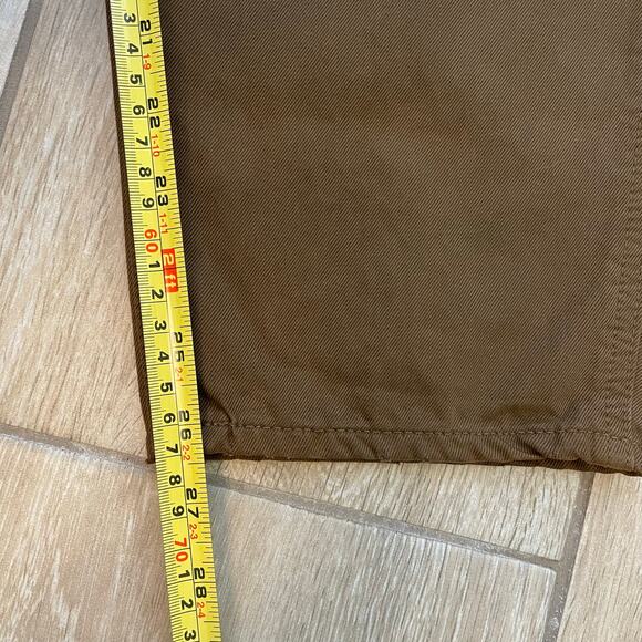 MOUSSY Vintage Women’s Pants Size 32 Brown Tapered Chino Made in Japan - Picture 6 of 8